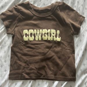 brandy melville ashlyn cowgirl top